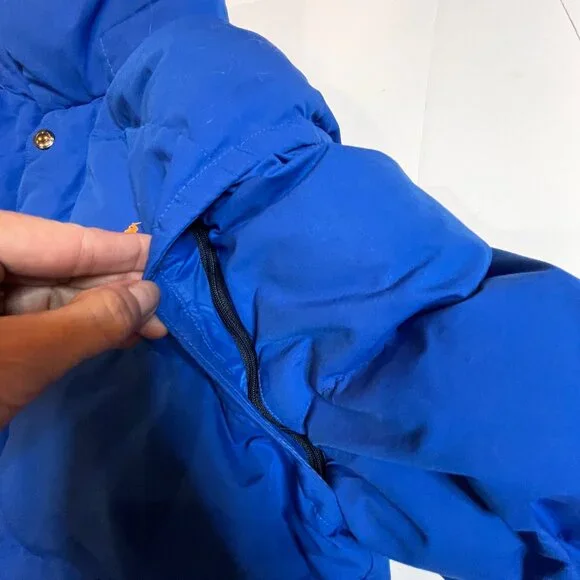 Polo Ralph Lauren Jacket/Vest Convertible Royal Blue Down Puffer Jacket Youth XL